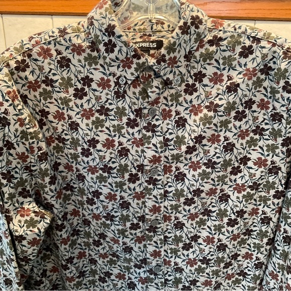 Express Long Sleeve Button Down Shirt, Men’s Sz S - Picture 2 of 8